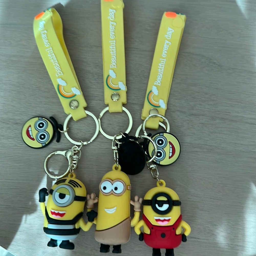 Minions Keyring with Charm bundle of 2